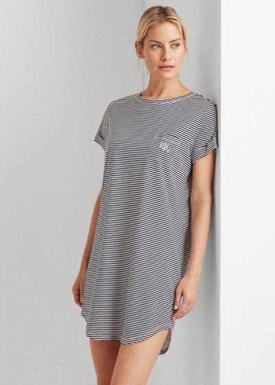 T Shirt Ralph Lauren Striped Algodão-Blend Mulher 01469-SOFI